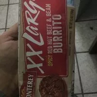 Mängden socker i Xx large spicy red hot beef and bean