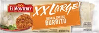 Mängden socker i Xx large! bean & cheese burrito