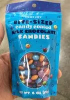 Mängden socker i Milk chocolate candy coated