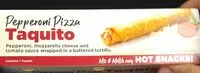 Mängden socker i Pepperoni pizza taquito
