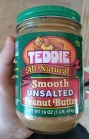 Mängden socker i Unsalted Peanut Butter