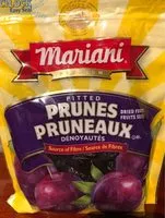 Mängden socker i Pruneaux