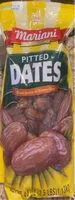 Mängden socker i Pitted dates