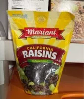 Mängden socker i California Raisins No Sugar Added