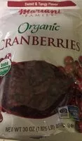Mängden socker i Cranberries