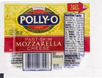 Mängden socker i Polly o part skim mozzarella cheese