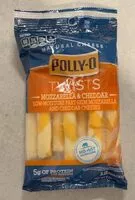 Mängden socker i Twists Mozzarella & Cheddar