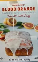 Mängden socker i Blood orange cake mix with icing