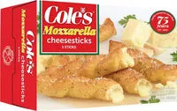 Mängden socker i Frozen cheese sticks with mozzarella