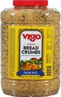 Mängden socker i Vigo italian style seasoned bread crumbs