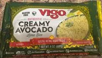 Mängden socker i Creamy Avocado Lime Rice