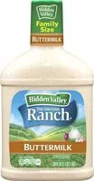 Mängden socker i Buttermilk ranch salad dressing & topping gluten free