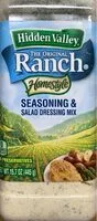 Mängden socker i Hidden Valley Ranch Homestyle Seasoning & Salad Dressing Mix