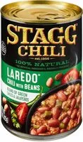Mängden socker i Laredo chili with beans