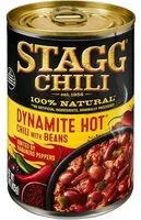 Mängden socker i Dynamite Hot Chili With Beans