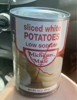 Mängden socker i Sliced White Potatoes