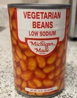 Mängden socker i Vegetarian beans