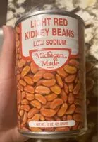 Mängden socker i Kidney Beans, Low sodium Light Red