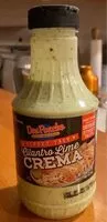 Mängden socker i Cilantro lime crema