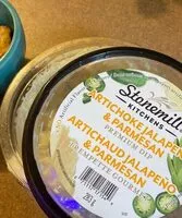 Mängden socker i Artichoke, jalapeño and parm dip