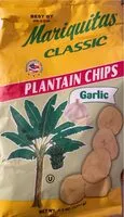 Mängden socker i Garlic plantain chips