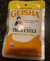 Mängden socker i Geisha thai chili tuns