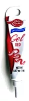 Mängden socker i Red writing gel