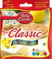 Mängden socker i Classic gel food colors