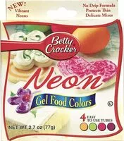 Mängden socker i Food color neon gel