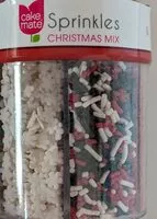 Mängden socker i Christmas Mix Sprinkles
