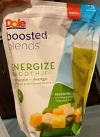 Mängden socker i Dole Boosted blends