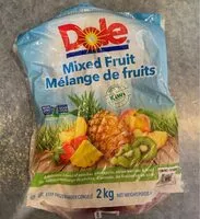 Mängden socker i Mixed fruit