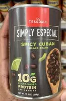 Mängden socker i Spicy Cuban black beans