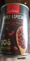 Mängden socker i Teasdale simply especial chipotle rojo beans