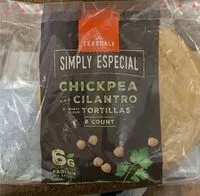 Mängden socker i Chickpea tortillas