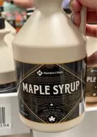Mängden socker i Maple syrup