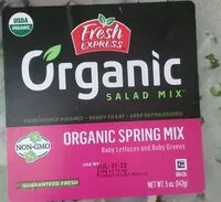 Mängden socker i Organic salad mix
