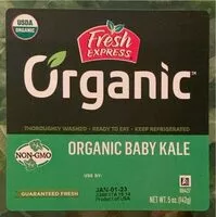 Mängden socker i Organic Baby Kale