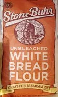 Mängden socker i Unbleached White Bread Flour
