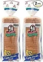 Mängden socker i Light Potato Bread