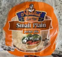 Mängden socker i Small plain pocket pita
