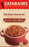 Mängden socker i Zatarains red bean seasoning mix