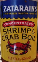 Mängden socker i Concentrated Shrimp & Crab Boil