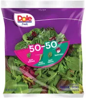 Mängden socker i 50-50 baby spinach, baby lettuce, baby greens, radicchio