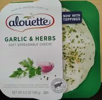 Mängden socker i Alouette  garlic &herbs soft spreadable cheese