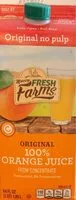 Mängden socker i Original 100% orange juice