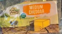 Mängden socker i Medium Cheddar Cheese