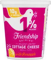 Mängden socker i Small Curd Cottage Cheese