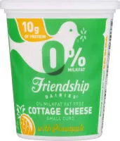 Mängden socker i 0% Milkfat Fat Free Small Curd Cottage Cheese