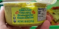 Mängden socker i organic chunky homestyle guacamole